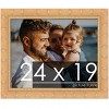 PosterPalooza | 24x19 Modern Bamboo Picture Frame, UV Acrylic, 5 Finishes - 2 of 4