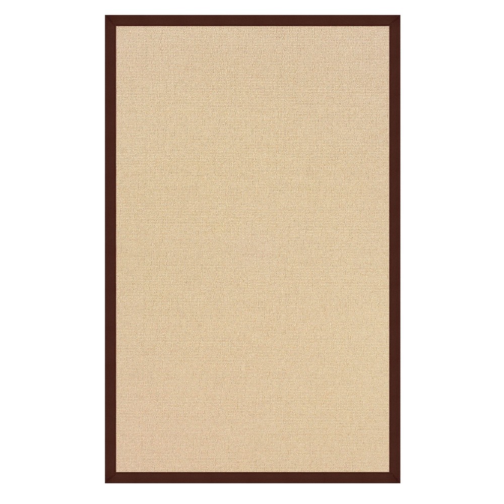 4'x6' Athena Wool Area Rug Brown - Linon