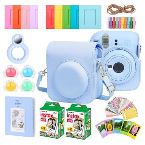 Complete Accessory Kit for Fujifilm Instax Mini 12 (Blue) with