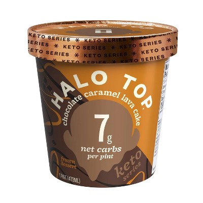 Halo Top Frozen Keto Chocolate Caramel Lava Cake - 16oz