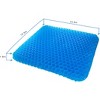 5 Star Super Deals Premium Honeycomb Cooling Gel Support Seat Cushion with Non-Slip Breathable Cover - Ergonomic & Orthopedic Designed - 4 of 4