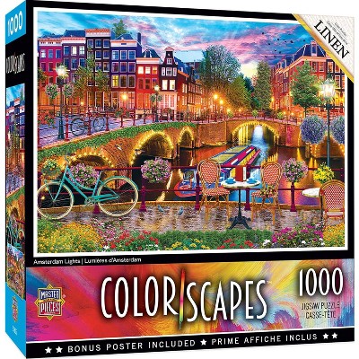 MasterPieces 1000 Piece Puzzle - Café Terrace at Night - 19.25 x26