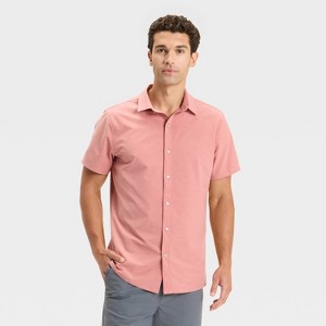 Men's Short Sleeve Woven Shirt - All In Motion™ - 1 of 3
