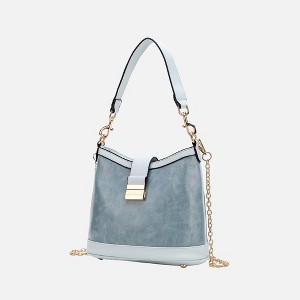 MKF Collection Pilar Vegan Leather Women’s Shoulder Bag by Mia K - Light Blue - 1 of 4