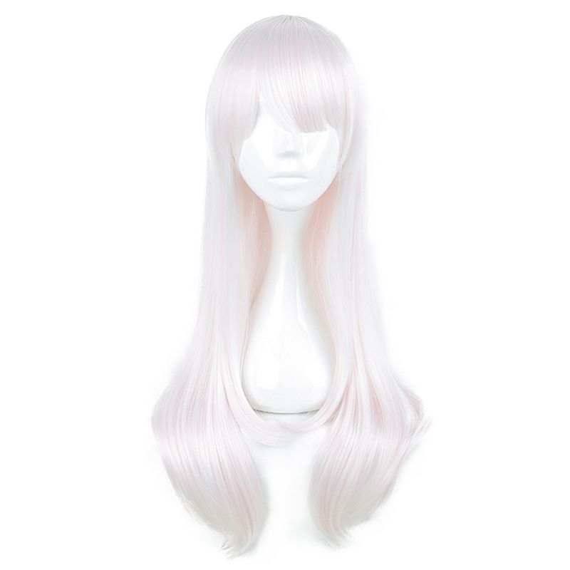 Unique Bargains Women's Wigs 30" Pink with Wig Cap, 1 of 7
