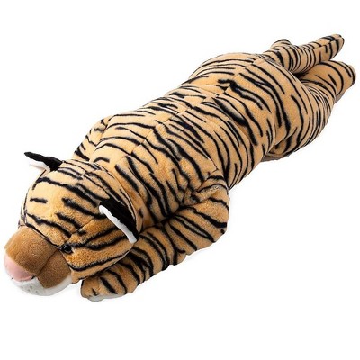 Plow & Hearth Tiger Plush Cuddle Animal Body Pillow