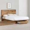 South Shore Full/Queen Bed and Headboard Set Nordik Oak: Storage Drawer, Laminated Finish, No Box Spring Required - 4 of 4