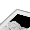 Viviana Gonzalez Lines in the mountains Metal Framed Art Print - Deny Designs - 3 of 4