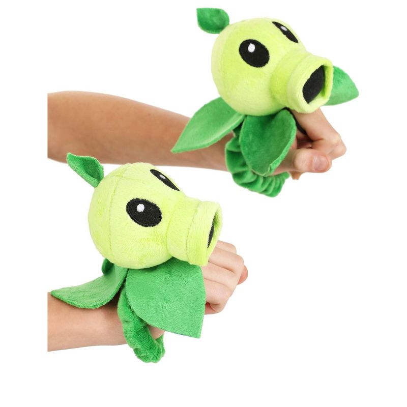 HalloweenCostumes.com One Size Fits Most  Plants Vs Zombies Threepeater Gloves., Black/Green/Green, 1 of 4