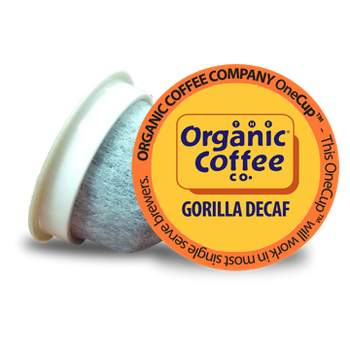 Organic Coffee Co. Gorilla Decaf Compostable Coffee Pods