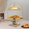 YIYIBYUS Gold Chafing Dish Buffet Set, Buffet Servers and Warmers Set, Round Chafers and Buffet Warmers Sets - 3 of 4