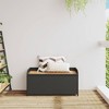 vidaXL Storage Bench Seats Many Outdoor Bench Rectangular Contemporary - 3 of 4