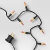 100ct LED Candy Corn Halloween Indoor Outdoor Filament String Lights Orange/Yellow/Black - Hyde and EEK! Boutique™ - 4 of 4
