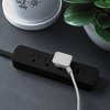 Globe Electric 9' 3 Outlet Extension Cord White: Indoor Electrical Cord, 16 AWG, ETL Listed, 13 Amps, 9ft Length - 4 of 4
