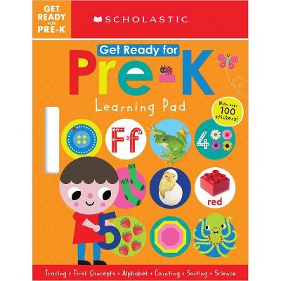 Get Ready for Pre-K Learning Pad: Scholastic Early Learners (Learning Pad) - (Paperback)