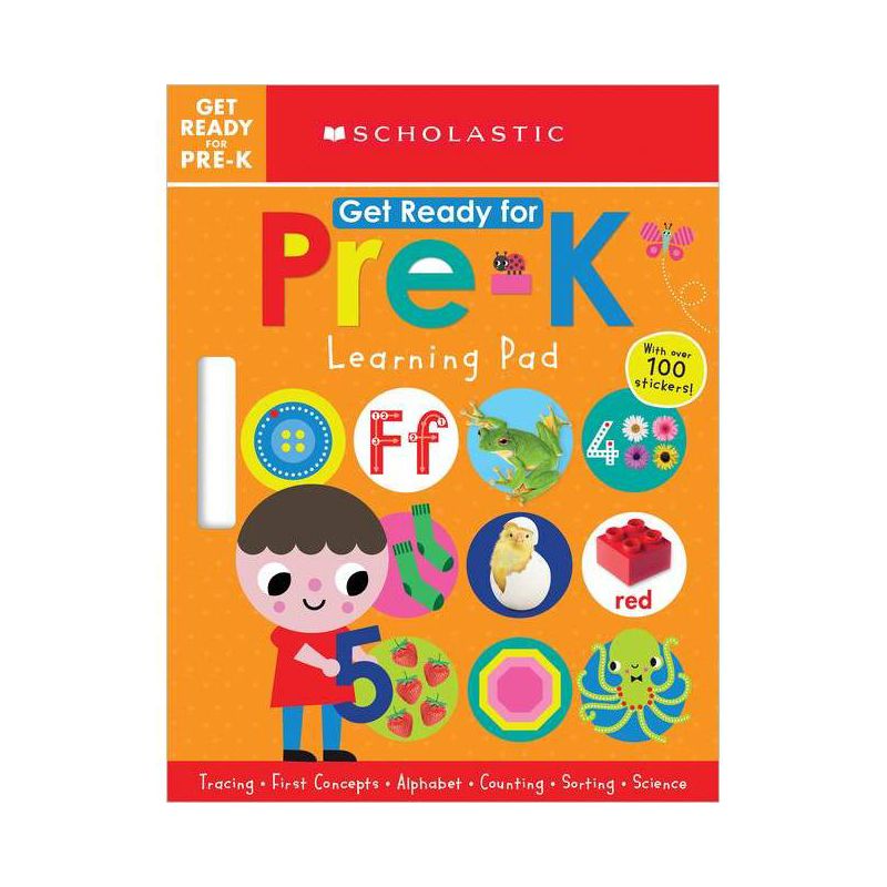 Get Ready for Pre-K Learning Pad: Scholastic Early Learners (Learning Pad) - (Paperback), 1 of 2