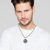 Star Wars Men's Officially Licensed Death Star Stainless Steel Pendant Necklace, 22" Box Chain - 4 of 4