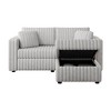 NicBex Couches for Living Room 75.6" Loveseat Sofa Minimalist Corduroy Fabric Upholstered 2-Seater Sofa Couch Matches 30.7" Ottoman for Bedroom - 4 of 4