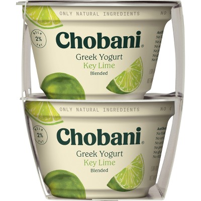 Chobani Key Lime Blended Low-Fat Greek Yogurt - 4ct/5.3oz Cups_1