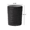 Vynxaria Outdoor  BIRCH 16 MGO SIDE TABLE All Weather small Coffee Table for Garden Yard Patio Deck Balcony Shed Front Porch - 3 of 4
