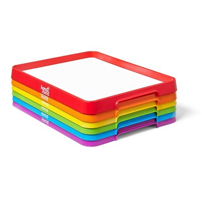 Colorful Magnetic Dry-Erase Mini Activity Trays Set