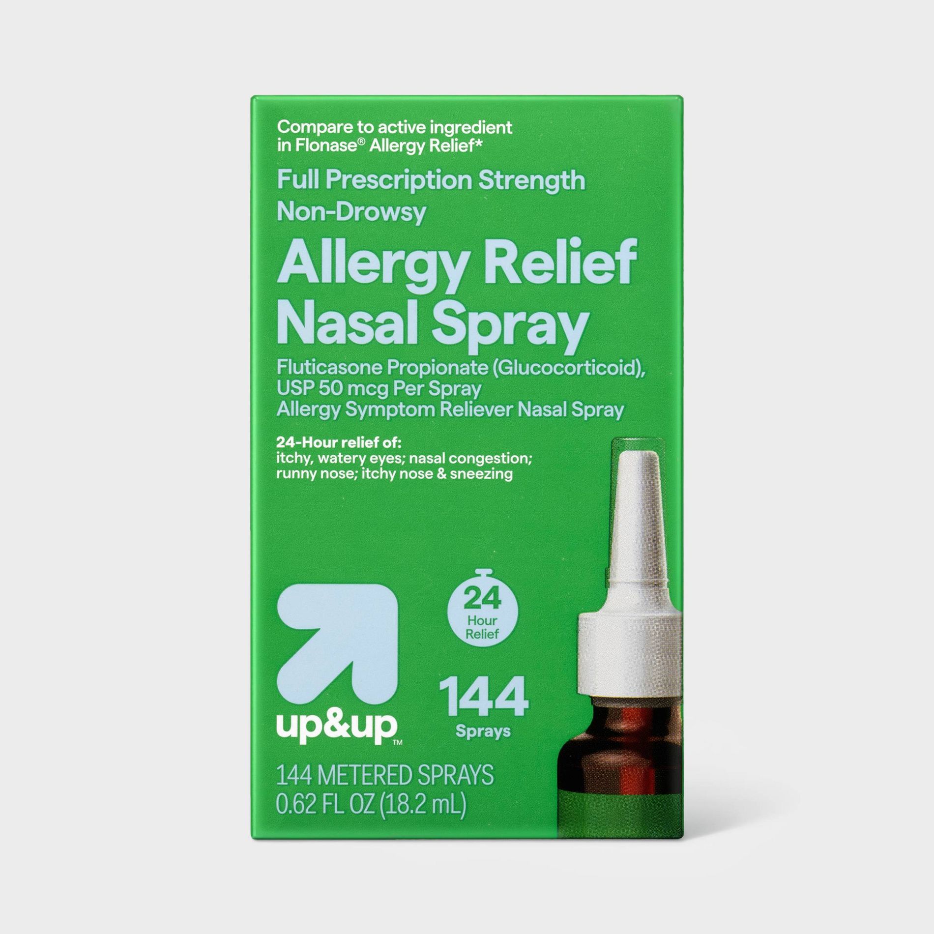 Fluticasone Propionate Allergy Relief Nasal Spray - 144 sprays/0.62 fl oz - up&up™: Allergy and Sinus Treatment