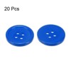 Unique Bargains Sewing Resin Round Flat 4-Hole Replacement Craft Buttons 20 Pcs - 3 of 4