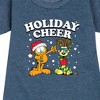 Girls' - Garfield - Feliz Navi Dog Graphic Short Sleeve Fleece Dress - 2 of 4
