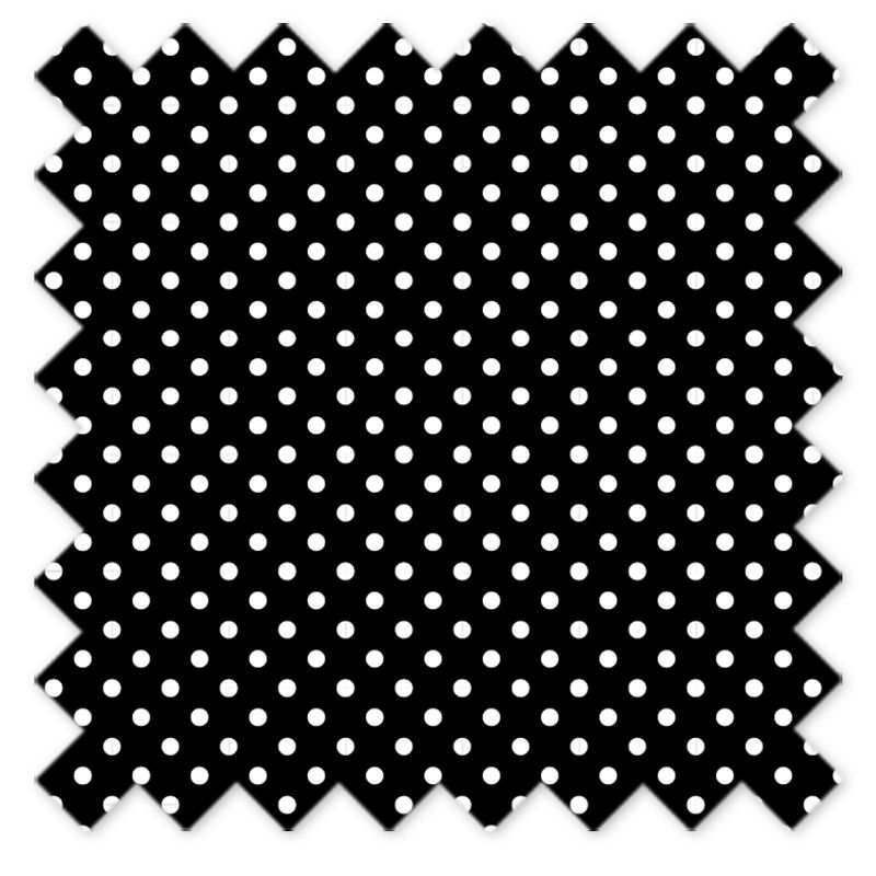 Bacati - Pin Dots White/black Cotton Printed Single Window Curtain Panel, 4 of 5
