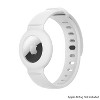 SaharaCase Silicone Wrist Band for Apple AirTag White (AT00020) - 2 of 4