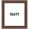 PosterPalooza | Traditional Brown Picture Frame - UV Acrylic, Foam Board Backing, Hanging Hardware - 2 of 4