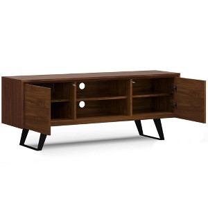 Mitchell TV Stand: Sturdy Metal Legs, Media Storage, Cord Management - WyndenHall - 1 of 4