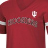 NCAA Indiana Hoosiers Women's Mesh Trim V-Neck T-Shirt - image 3 of 3