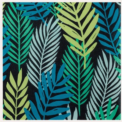 30ct Palm Leaves Print Lunch Napkin - Spritz™