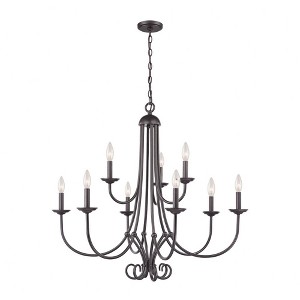 Thomas Lighting Williamsport 9 - Light Chandelier in  Oil Rubbed Bronze - 1 of 2