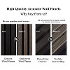 Wood Slat Panel –  MDF with PET Felt Backing, 3-Side Covered Decorative Sound-Absorbing Wall Panel for Studio, Living Room - 2 of 4