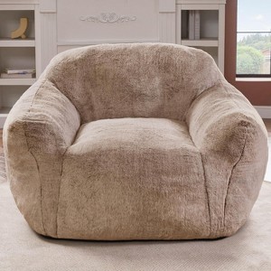 FFKQBH Bean Bag Chair for Adults (Khaki) - 1 of 3