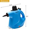 Costway 1050W Multi-purpose Handheld Pressurized Steam Cleaner  Yellow\Blue - 3 of 4