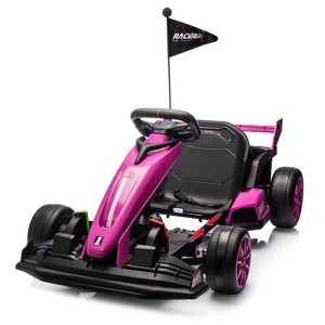 24V Go Kart for Kids 6+ Years, 200W*2 Drifting Motors, 7.5 Mph High Speed Drifting Kart Car Riding Vehicle - 1 of 4