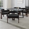 Dining Chair Set Of 4,Teddy Upholstered Armchair With 3 Legs,Barrel Dining Chair,Side Chairs,Accent Chair For Living Room-Cuddlewood - 2 of 4