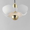 Maxim Lighting Poppy 1 - Light Pendant in  White/Satin Brass - 2 of 4