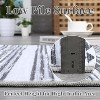 Large Washable Area Rug, Grey Ultra-Soft Low Pile Vintage Distressed Carpet, Non-Slip Foldable Indoor Rug for Living Room Bedroom Dining - 4 of 4