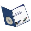 Smead Side Opening PressGuard Report Cover Prong Fastener Letter Dark Blue 81352 - 3 of 3