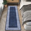 Modern Bordered Soft Carpet Mat Indoor Non Slip Machine Washable Area Rug - 3 of 4