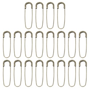 Unique Bargains Metal DIY Blankets Brooch Making Home Sewing Large Safety Pins - 1 of 4