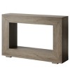 Syemin Console Tables Long Farmhouse Console Table, Rustic Brown Rectangular Accent Table, Wood Grain Entryway Table, Gray, 47.24"*11.81"*33.86" - 2 of 4