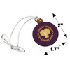 West Chester University Primary Logo Mini Small Tiny Wood Christmas Tree Holiday Ornament - 4 of 4