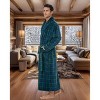 ADR Men's Ultra Plush Fleece Robe, Big and Tall Bathrobe - 2 of 4