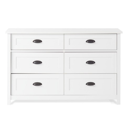 Child Craft Abbott Double Dresser Matte White Target