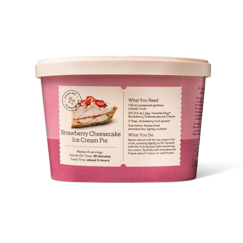 Strawberry Cheesecake Ice Cream - 48oz - Favorite Day&#8482;, 5 of 6